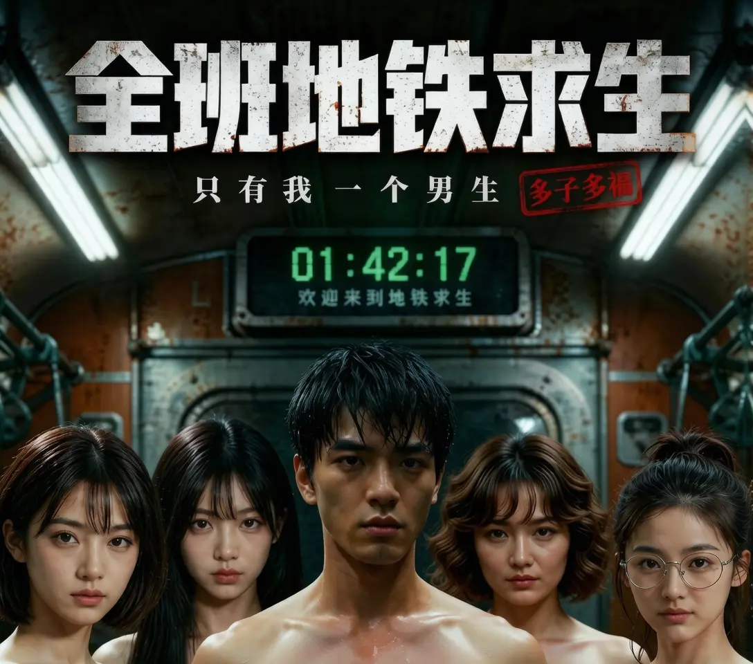 黄果AI短剧《全班地铁求生，只有我一个男生》全集-末日生存题材神作-1080P未删减超高清免费在线观看