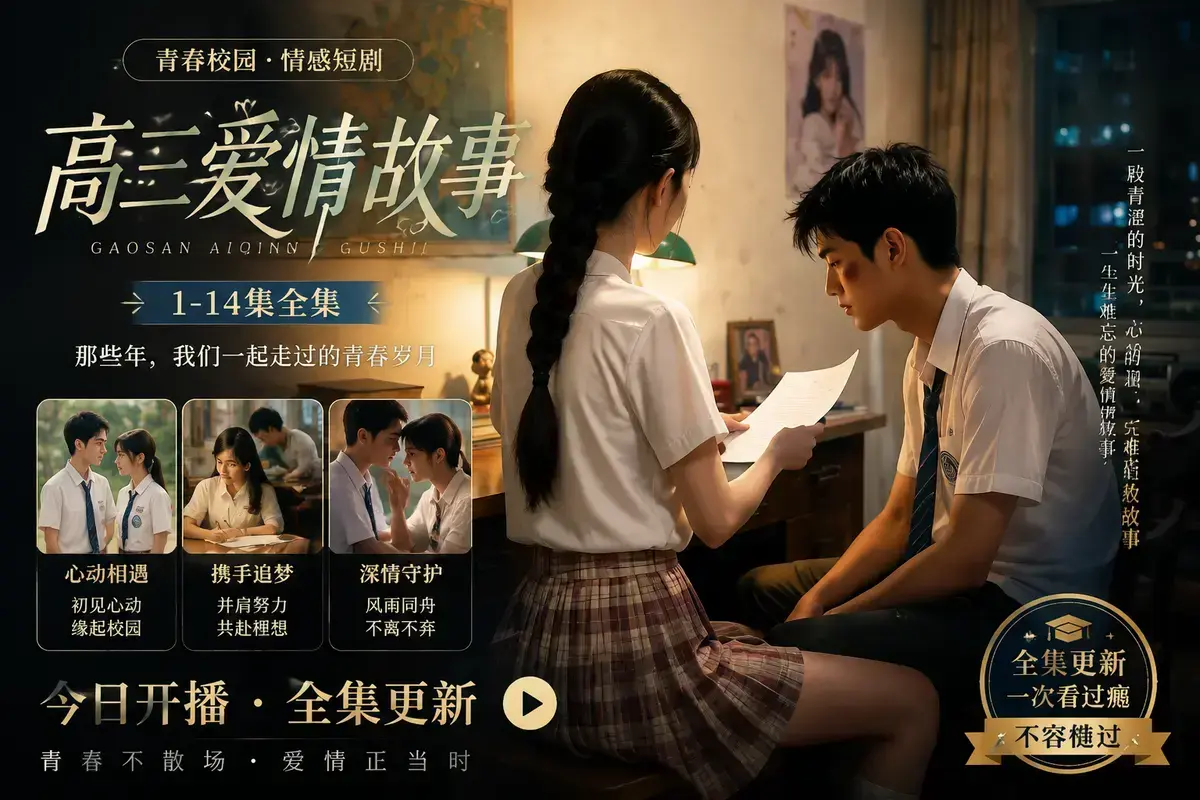 《B中爱情故事》AI短剧全集免费观看-高清无删减4K版-夸克网盘极速秒存-带你重返十七岁