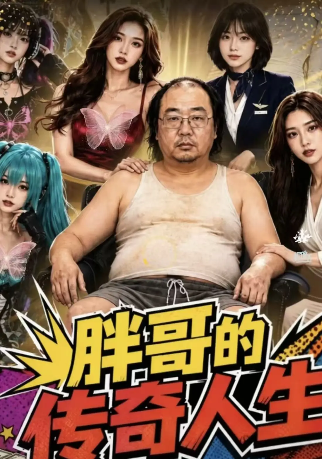 《胖哥的传奇人生》全集无广告免费在线观看-黄果魔改ai短剧胖哥的传奇人生-夸克迅雷百度云网盘资源直达-200斤胖子逆袭太解气